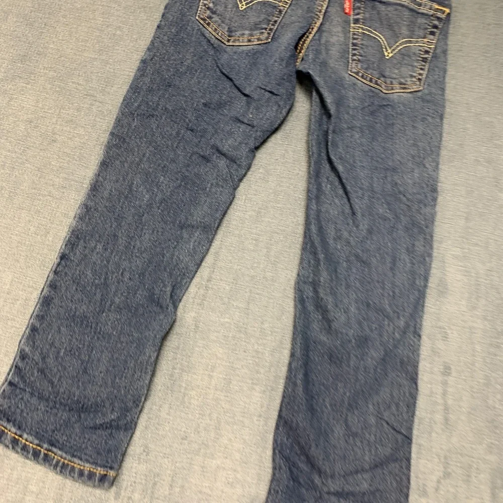 Levi's 511 Slim Fit Jeans Boys 6 Blue Denim Cotton Stretch Casual Straight Leg